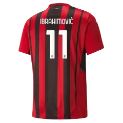 Camiseta de Fútbol IBRAHIMOVIĆ #11 Personalizada 1ª AC Milan 2021/22 - camisetasfutbol