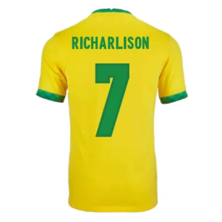 Camiseta Futbol Local de Hombre Brazil 2021 con Número de RICHARLISON #7 - camisetasfutbol