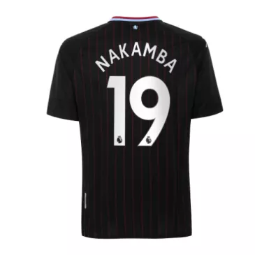 Camiseta de Fútbol NAKAMBA #19 Personalizada 2ª Aston Villa 2020/21 - camisetasfutbol