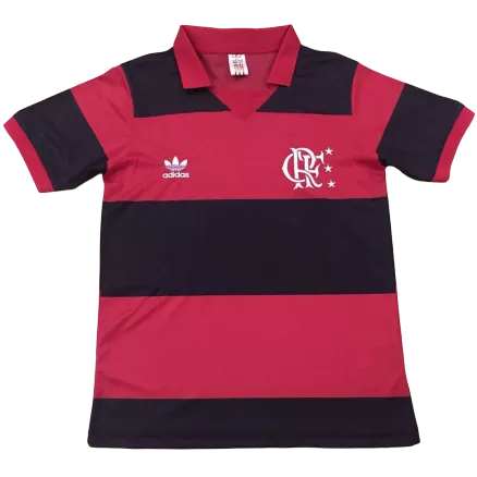 Camiseta Retro 1982 CR Flamengo Primera Equipación Local Hombre - Versión Hincha - camisetasfutbol