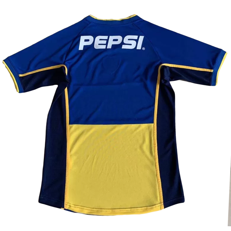 Camiseta Retro 2002 Boca Juniors Primera Equipación Local Hombre - Versión Hincha - camisetasfutbol