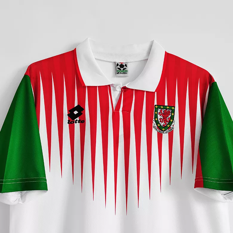 Camiseta Retro 1996/98 Gales Segunda Equipación Visitante Hombre - Versión Hincha - camisetasfutbol