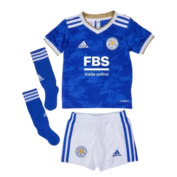 Equipaciones de fútbol para Niño Con Calcetines 2021/22 Leicester City - Local Futbol kit - camisetasfutbol