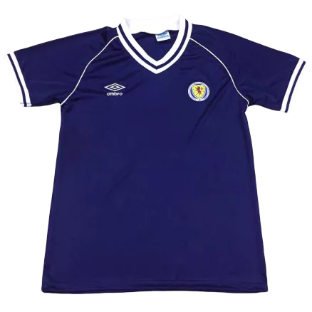 Camiseta Retro 1982 Escocia Primera Equipación Local Hombre - Versión Hincha - camisetasfutbol