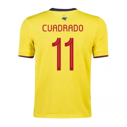 Camiseta Futbol Local de Hombre Colombia 2021 con Número de CUADRADO #11 - camisetasfutbol