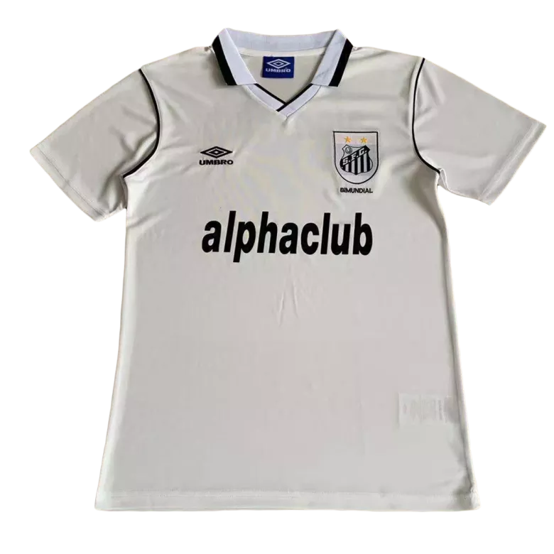 Camiseta Retro 2001 Santos FC Primera Equipación Local Hombre - Versión Hincha - camisetasfutbol