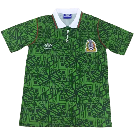 Camiseta Retro 1994 Mexico Primera Equipación Local Hombre - Versión Hincha - camisetasfutbol