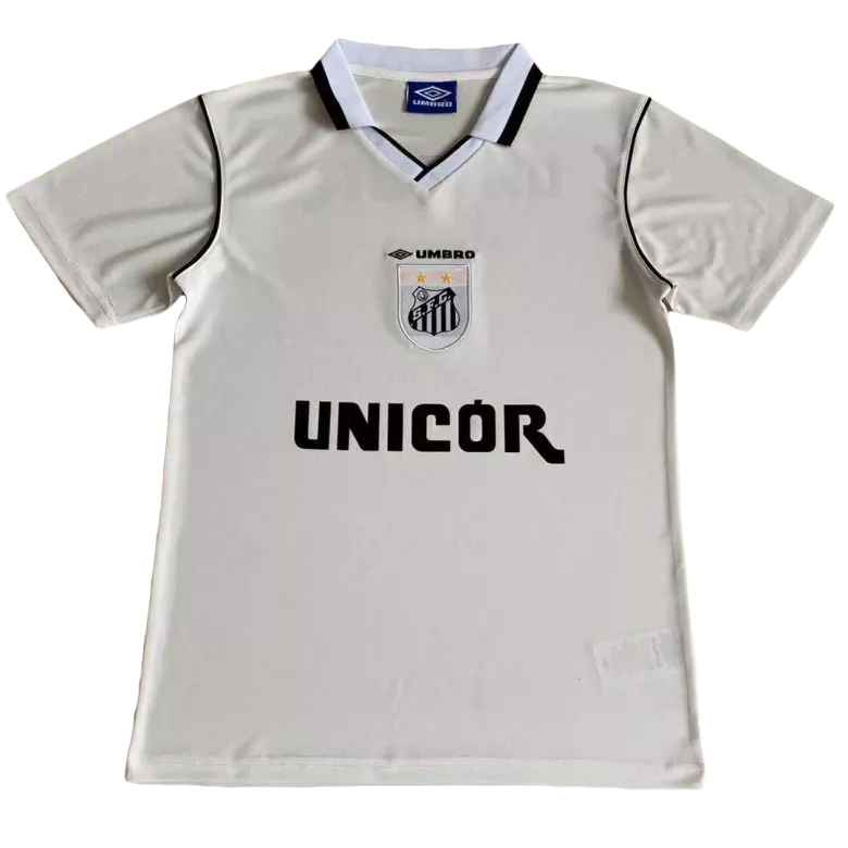 Camiseta Retro 1999 Santos FC Primera Equipación Local Hombre - Versión Hincha - camisetasfutbol
