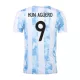 Camiseta de Fútbol KUN AGÜERO #9 Personalizada 1ª Argentina 2021