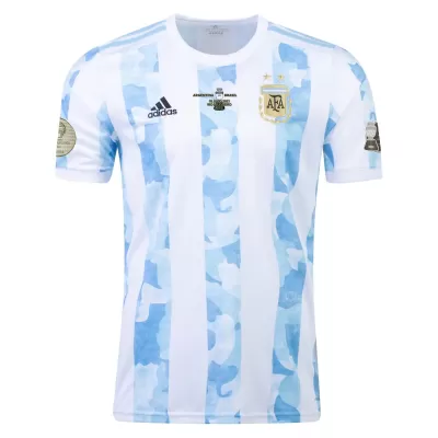 Camiseta Argentina 2021 Primera Equipación Local Hombre - Versión Hincha - camisetasfutbol