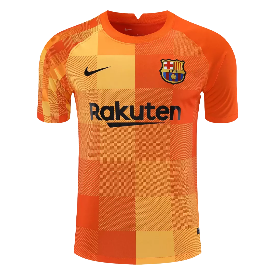 Camiseta Barcelona 2021/22 Portero Hombre Nike - Versión Replica - camisetasfutbol