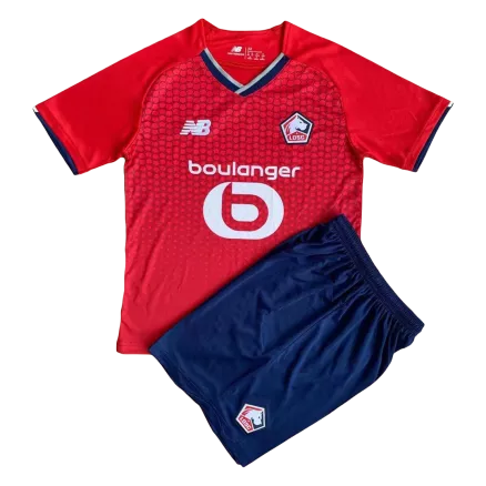 Equipaciones de fútbol para Niño Lille OSC 2021/22 - de Local Futbol Kit Personalizados - camisetasfutbol