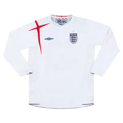 Camiseta de Fútbol Retro Inglaterra Local 2006 para Hombre - Personalizada - camisetasfutbol