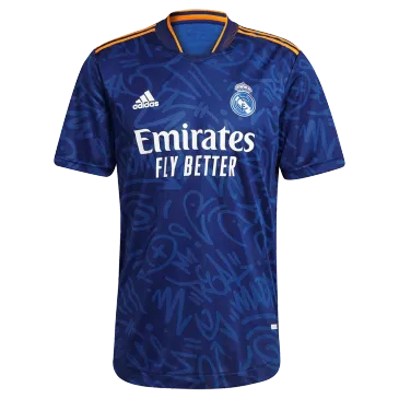 Camiseta Authentic de Fútbol Personalizada 2ª Real Madrid 2021/22
