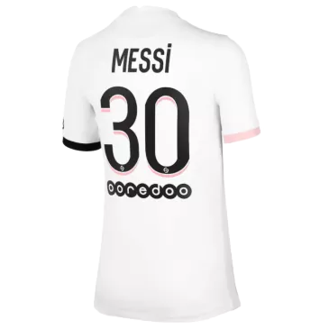 Camiseta de Fútbol Messi #30 Personalizada 2ª PSG 2021/22