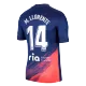 Camiseta de Fútbol M. LLORENTE #14 Personalizada 2ª Atlético de Madrid 2021/22 - camisetasfutbol