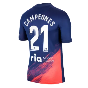 Camiseta de Fútbol CAMPEONES #21 Personalizada 2ª Atlético de Madrid 2021/22 - camisetasfutbol