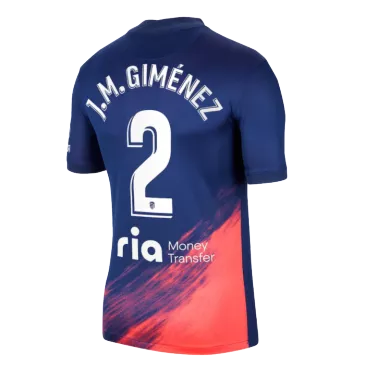 Camiseta de Fútbol J.M.GIMÉNEZ #2 Personalizada 2ª Atlético de Madrid 2021/22 - camisetasfutbol