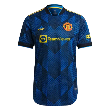 Camiseta de Futbol Tercera Equipación Manchester United 2021/22 para Hombre - Versión Jugador Personalizada - camisetasfutbol