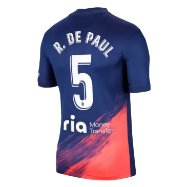 Camiseta de Fútbol R.DE PAUL #5 Personalizada 2ª Atlético de Madrid 2021/22 - camisetasfutbol