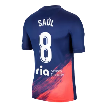Camiseta de Fútbol SAÚL #8 Personalizada 2ª Atlético de Madrid 2021/22 - camisetasfutbol