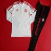 Conjunto Entrenamiento Manchester United 2021/22 Hombre (Chándal de Media Cremallera + Pantalón) - camisetasfutbol