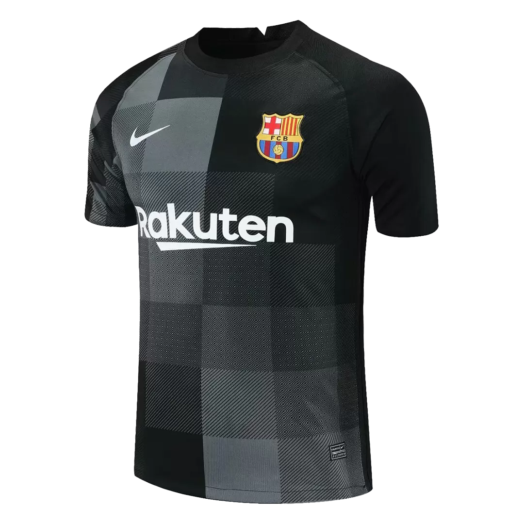 Conjunto Barcelona 2021/22 Portero Hombre (Camiseta + Pantalón Corto) Nike - camisetasfutbol