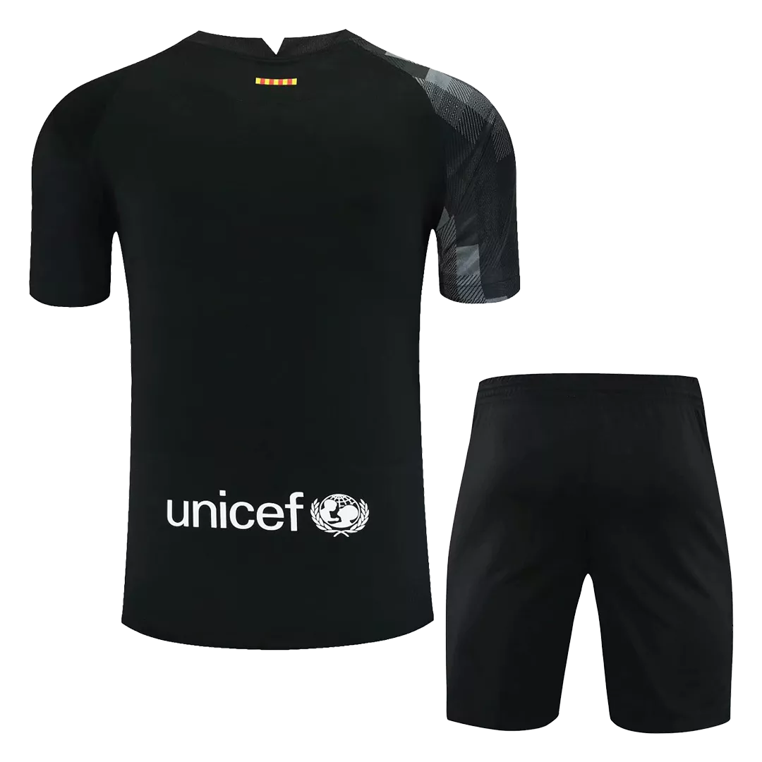 Conjunto Barcelona 2021/22 Portero Hombre (Camiseta + Pantalón Corto) Nike - camisetasfutbol