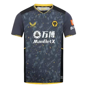 Camiseta de Futbol Visitante para Hombre Wolverhampton Wanderers 2021/22 - Version Replica Personalizada - camisetasfutbol