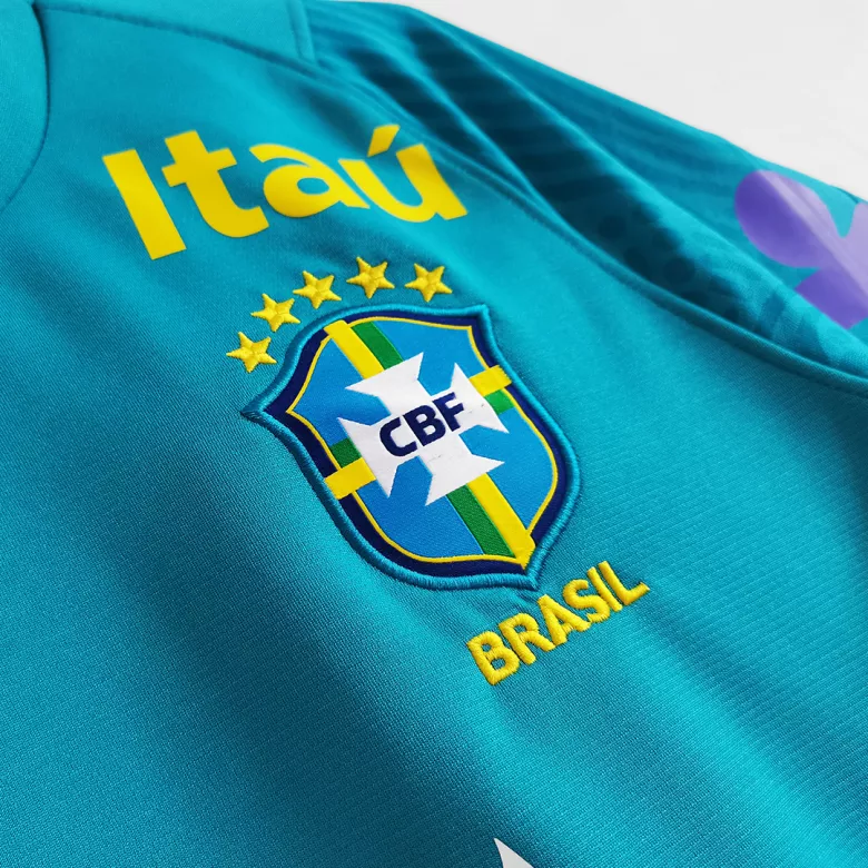 Camiseta Brazil 2021 Entrenamiento Hombre - Versión Hincha - camisetasfutbol