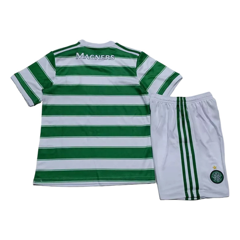 Miniconjunto Celtic 2021/22 Primera Equipación Local Niño (Camiseta + Pantalón Corto) - camisetasfutbol