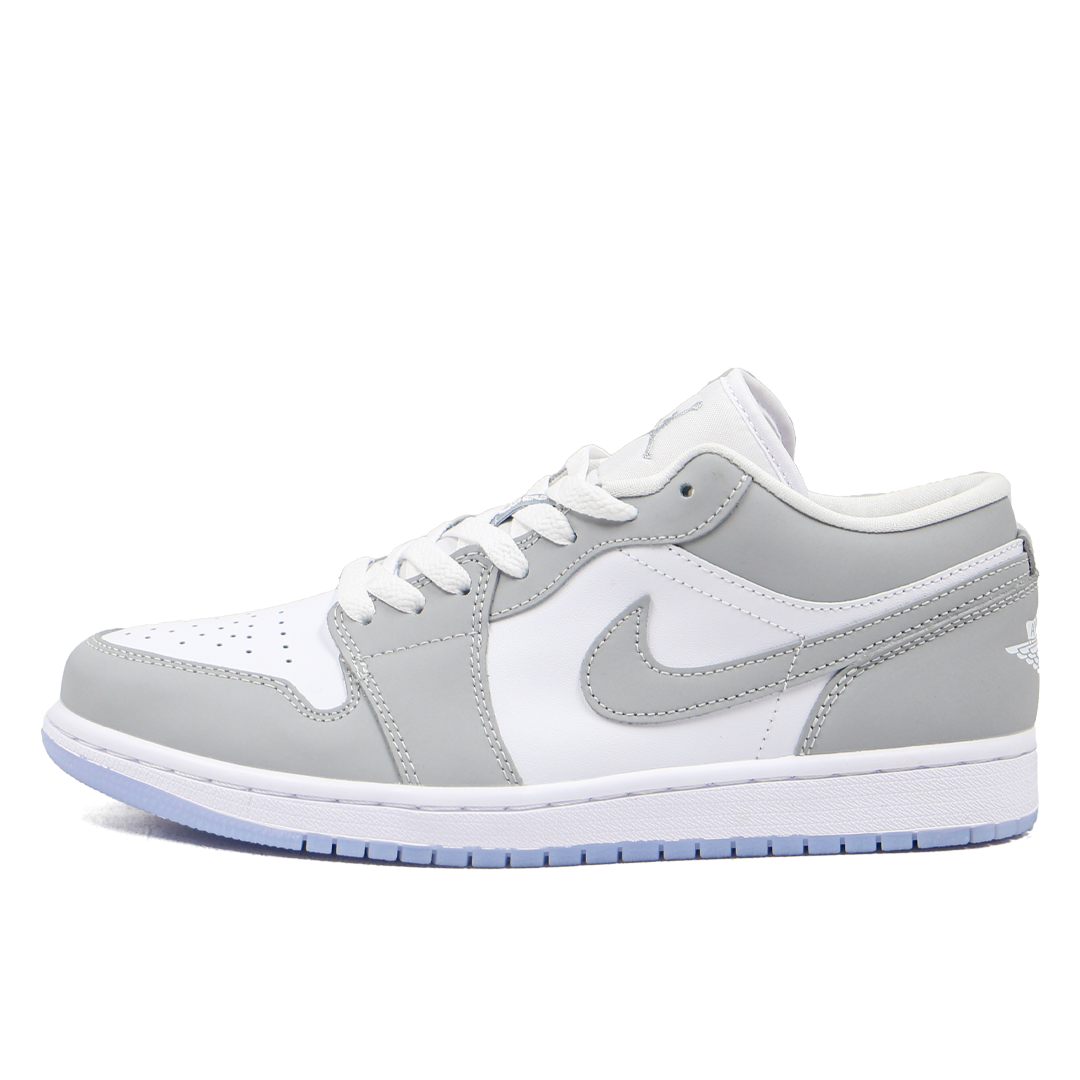 Wmns Air Jordan 1 Low White Wolf Grey Mas Camisetasfutbol