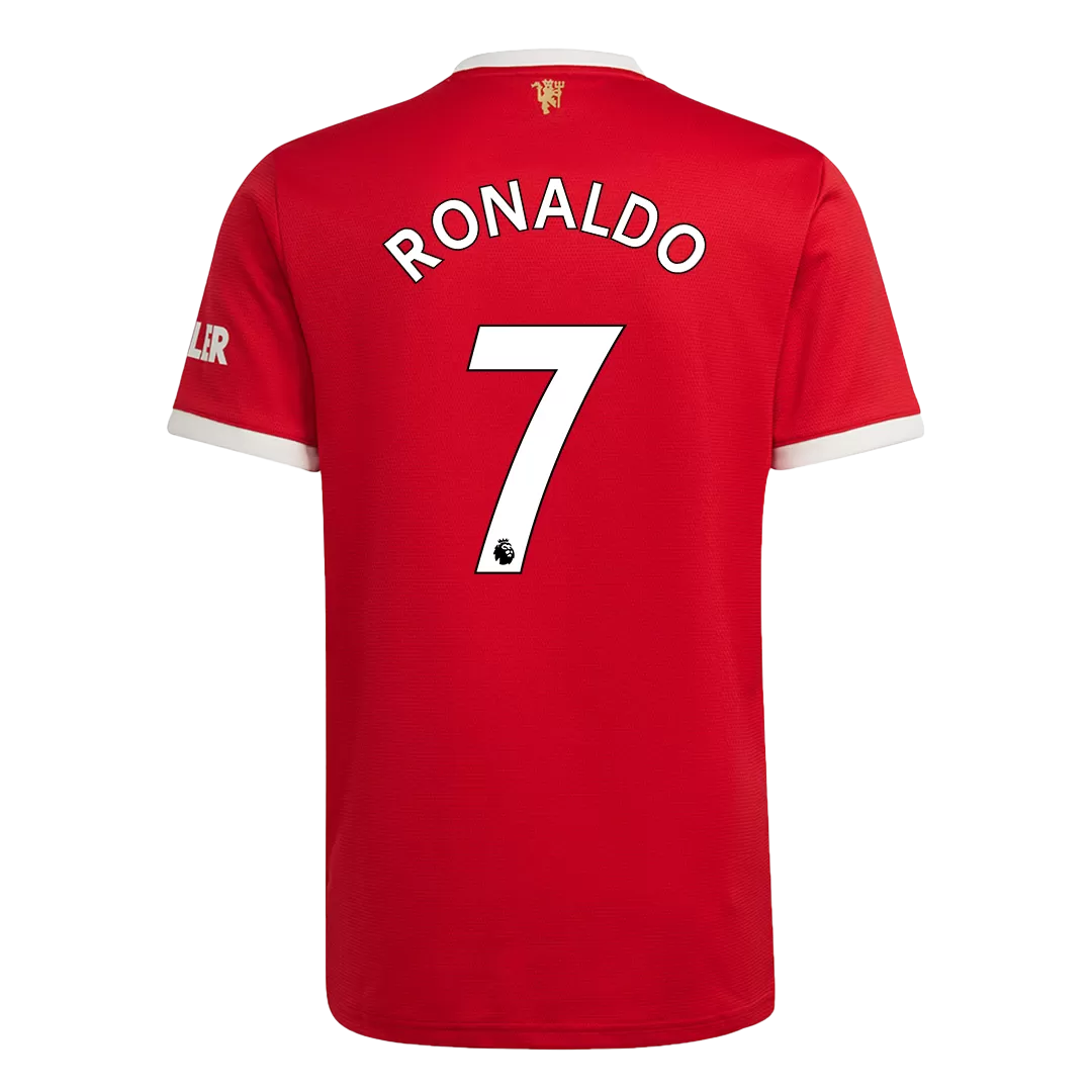 Camiseta de Fútbol RONALDO #7 Personalizada 1ª Manchester United 2021/ ...