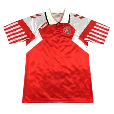 Camiseta Retro 1992 Dinamarca Primera Equipación Local Hombre - Versión Hincha - camisetasfutbol