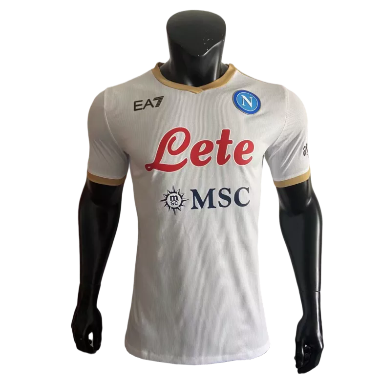 Camiseta de Futbol Visitante Napoli 2021/22 para Hombre - Versión Jugador Personalizada - camisetasfutbol