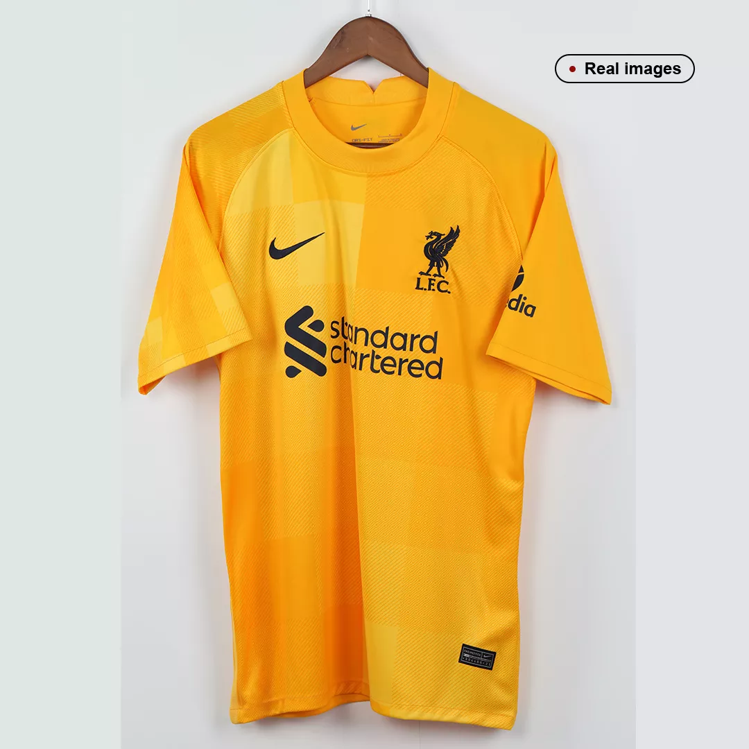 Camiseta Liverpool 2021/22 Portero Hombre - Versión Replica - camisetasfutbol
