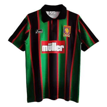 Camiseta Retro 1993/95 Aston Villa Segunda Equipación Visitante Hombre - Versión Replica - camisetasfutbol