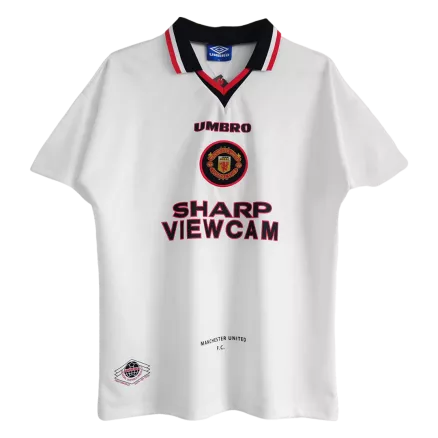 Camiseta Retro 1996/97 Manchester United Segunda Equipación Visitante Hombre - Versión Hincha - camisetasfutbol