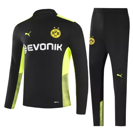 Conjunto Entrenamiento Borussia Dortmund 2021/22 Hombre (Chándal de Media Cremallera + Pantalón) - camisetasfutbol