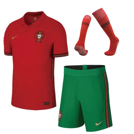Equipaciones de fútbol para Niño Con Calcetines 2020 Portugal - Local Futbol kit - camisetasfutbol