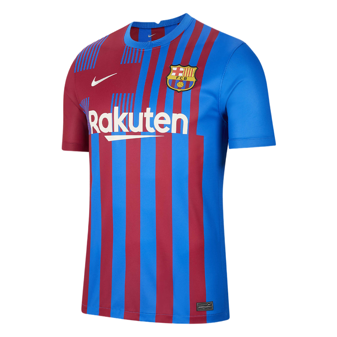 Barcelona Camiseta Replica 1ª EQ Producto con Licencia FC 100% Poliéster – Dorsal 16 PEDRI Temporada 21/22 Adulto Talla M