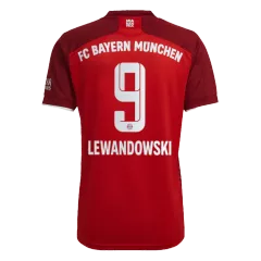 Camiseta de Fútbol LEWANDOWSKI #9 Personalizada 1ª Bayern Munich 2021/22 - camisetasfutbol