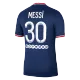 Camiseta Futbol Local de Hombre PSG 2021/22 con Número de Messi #30 - camisetasfutbol