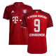 Camiseta de Fútbol LEWANDOWSKI #9 Personalizada 1ª Bayern Munich 2021/22