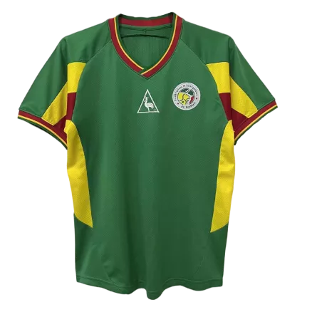 Camiseta Retro 2002 Senegal Primera Equipación Local Hombre - Versión Hincha - camisetasfutbol