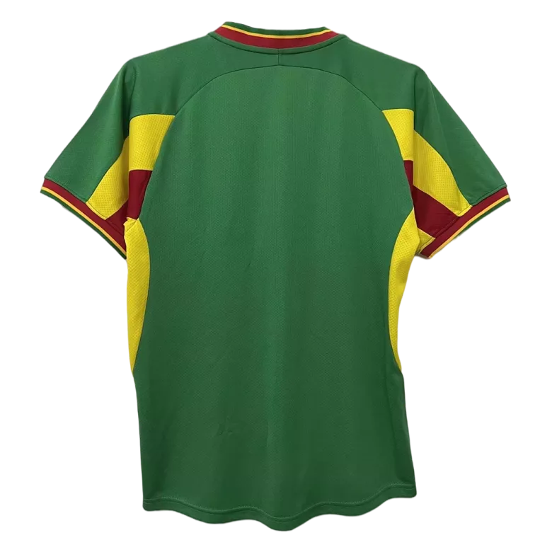 Camiseta Retro 2002 Senegal Primera Equipación Local Hombre - Versión Hincha - camisetasfutbol
