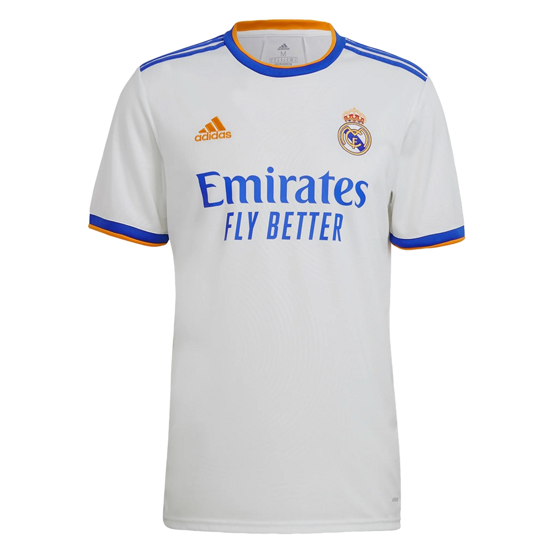 Camiseta de Fútbol BENZEMA #9 Personalizada 1ª Real Madrid 2021/22