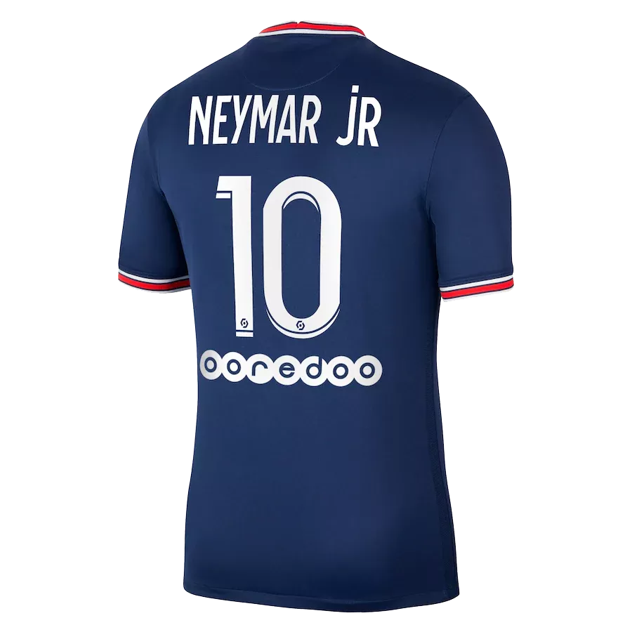 Camiseta Futbol Local de Hombre PSG 2021/22 con Número de NEYMAR JR #10 - camisetasfutbol