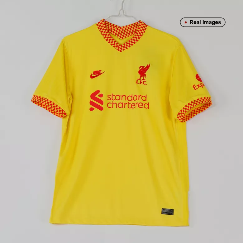 Camiseta Futbol Tercera Equipación de Hombre Liverpool 2021/22 con Número de M. SALAH #11 - camisetasfutbol