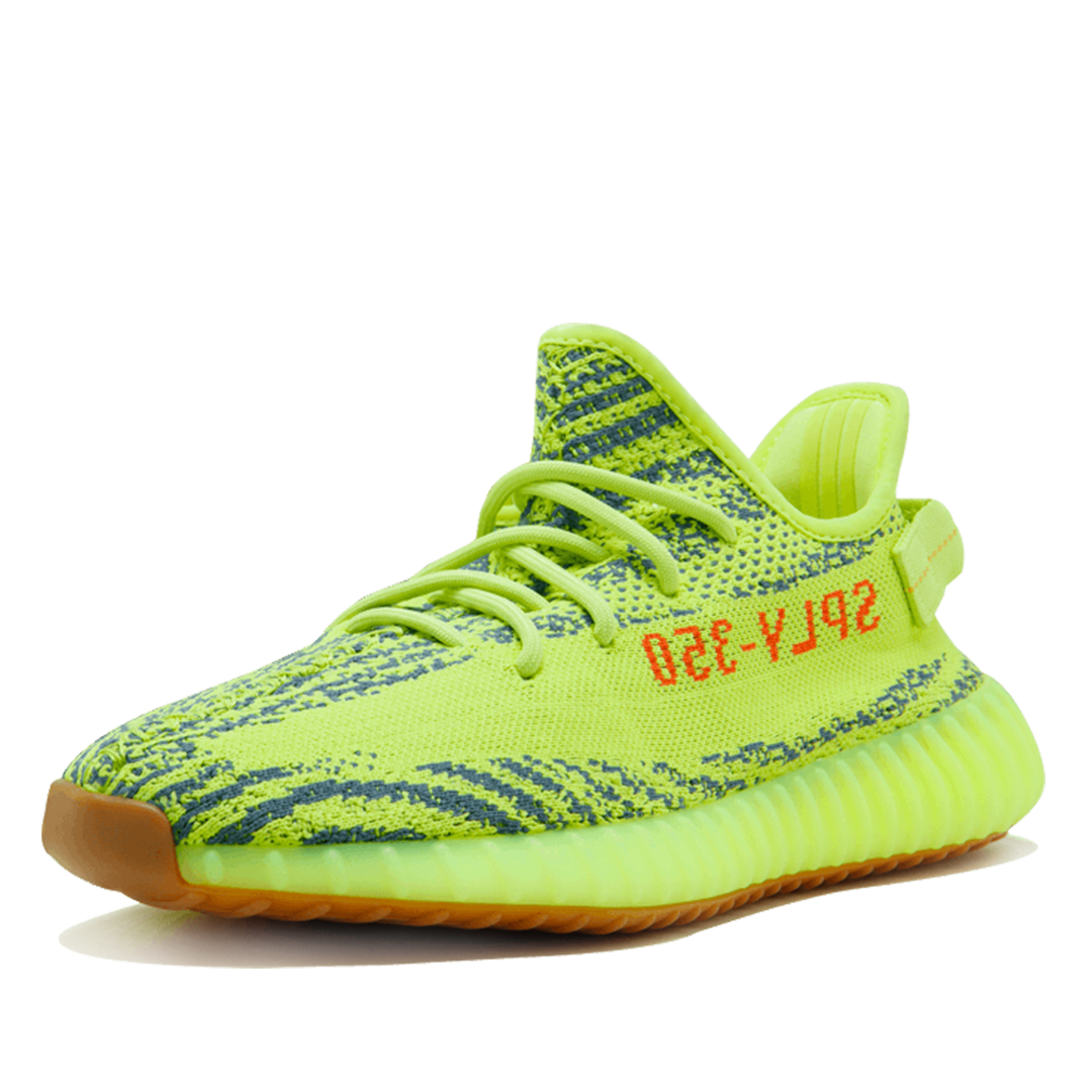 fluorescent green yeezys